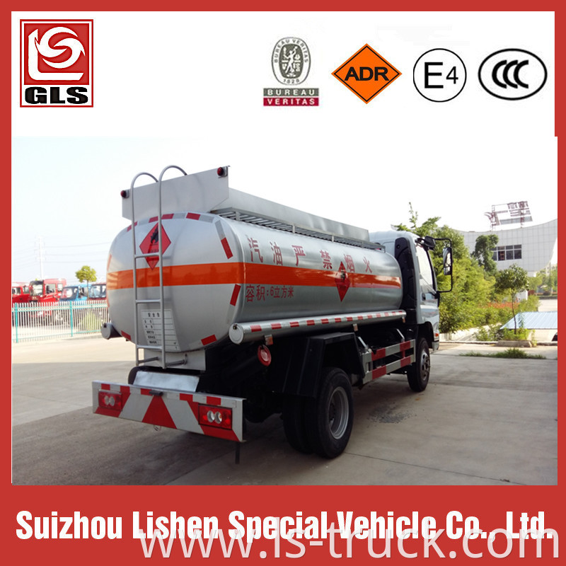 Foton Oil Transport Fuel Tank Truck